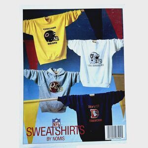 Bundle of NFL Team Sweatshirts Counted Cross Stitch Booklet & Waste Canvas